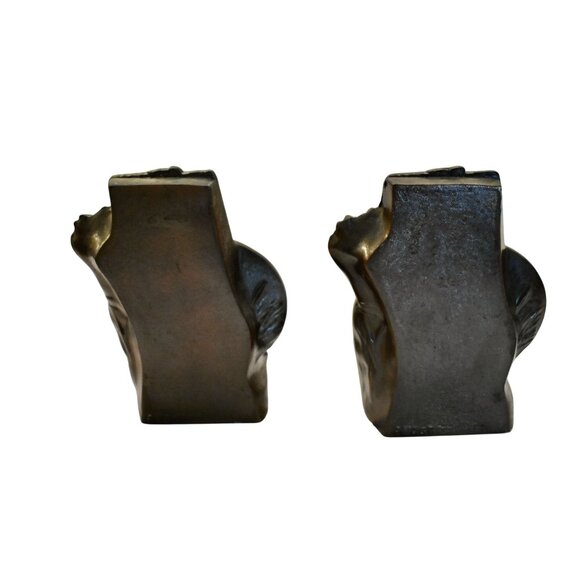 Mid Century Cast Metal Huckleberry Finn Bookends PMC 87 - Philadelphia Metal Co. - Picture 6 of 10